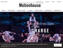 Tablet Screenshot of motionhouse.co.uk